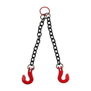 Imagem de Fenteer Corrente de elevação para carro RC, corrente de elevação tipo linga, peças de reposição, substituição direta, decoração, simulação, 2 Gancho