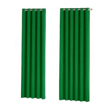 Imagem de Cortina Para Sala Ou Quarto 3,00x2,50 metros(VERDE BANDEIRA)