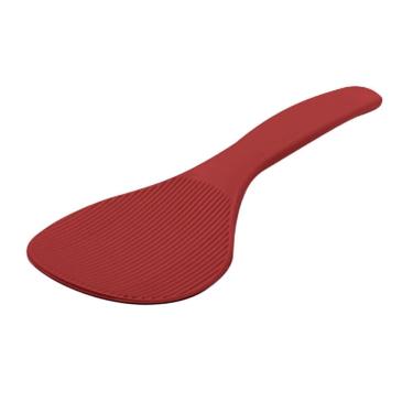 Imagem de Chamoji Para Gohan Colher Para Arroz Japonês Vermelha