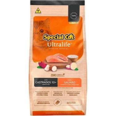 Imagem de Ração Special Cat Ultralife Castrados Sênior 10 Salmão 20kg