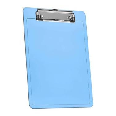 Imagem de Pasta Prancheta, Kit 6 Prancheta 1/2 Oficio Tamanho A5 com Prendedor Metálico (Cor Preta), 16cm (L) X 23,4cm (C)(Azul Clear,1 PRANCHETA)