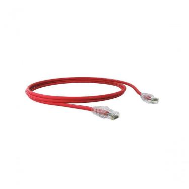 Imagem de Patch Cord U-utp Cat.6 Cmx T568a-b 1.5 Metro Vermelho