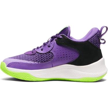 Imagem de Under Armour Unissex-Child Pre School Curry 3z 24 Camurça, (501) Luxuoso/Roxo/Hyper Green, 13 Little Kid