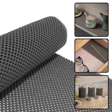 Imagem de Forro Armário Gaveta Prateleira Flex Cinza 6 Metro X 30Cm