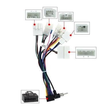 Imagem de Adaptador De Cabo De Rádio Android Para TOYOTA Corolla Highlander VIOS