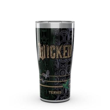 Imagem de Tervis Traveler Wicked: For Good - copo de viagem com isolamento triplo dourado mantém as bebidas frias e quentes, 590 ml, aço inoxidável