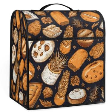 Imagem de Capa de misturador Kitchen Aid, capas contra poeira para batedeira de suporte, acessórios para misturadores de cozinha, capas de liquidificador com alça superior e bolso com zíper para aparelhos