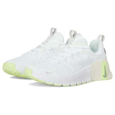 Imagem de Nike Free Metcon 6 Tênis feminino, Branco/prata metálico/pouco volt/vela, 34