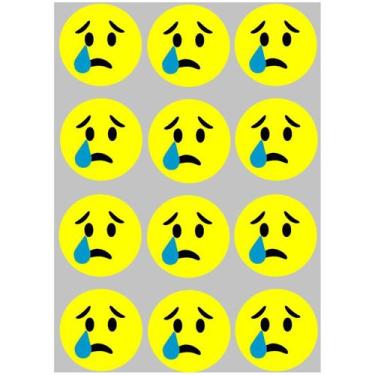 Imagem de Kit 12 Imãs De Emoji Lágrima - Ideal Planners