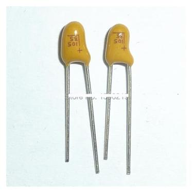 Imagem de 50 peças Capacitor de tântalo 1uF 35V 35V1uF DIP Radial OROAOBOMT