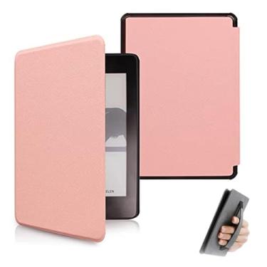 Imagem de Yzlvigrous Capa de Padrão Cruzado para Kindle Paperwhite 10ª Geração 2018, Cobertura Ultra Fissa PU de 6 Polegadas com Sono Automático e Acordar, Design de Correia Manual, Modelo: PQ94WIF