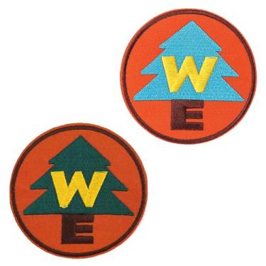 Imagem de 2 Pçs Patch Wildermess Explorer Ferro em Costurar Remendos Bordados Táticos Emblema Engraçado Apliques Acessórios de Roupas Remendos para Colete, Boné, Jaqueta, Chapéus, Mochilas, Roupas, Jeans