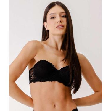 Imagem de Sutiã de Renda sem alça Marisa-39280, Preto, 44