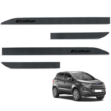 Imagem de Jogo de Friso Lateral Ecosport 2013 a 2021 Cinza Moscou