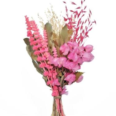 Imagem de BuquêS De Flores Secas — Arranjos Florais Desidratados Adequados Para Festas, Casamentos, DecoraçãO De Mesas E DecoraçãO De Interiores(rosa)