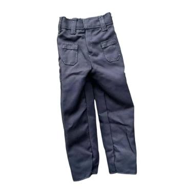 Imagem de simhoa Calça cargo para vestir figuras de ação em escala 1/6, estilo casual e moderno, acessório para mini bonecas de 30 cm (12 polegadas).