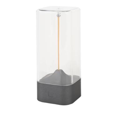 Imagem de Hztyyier Lâmpada de Mesa LED Regulável Com Luz de Filamento Magnético para Rotina Noturna Aconchegante Lâmpada de Cabeceira Moderna e Minimalista para Quarto Recarregável de Lítio, Material ABS (#11)