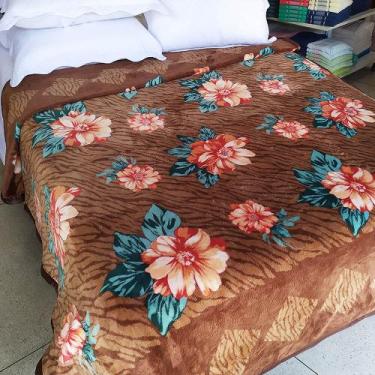 Imagem de Cobertor / Manta Casal Estampado Dyuri - Jolitex, TEJO
