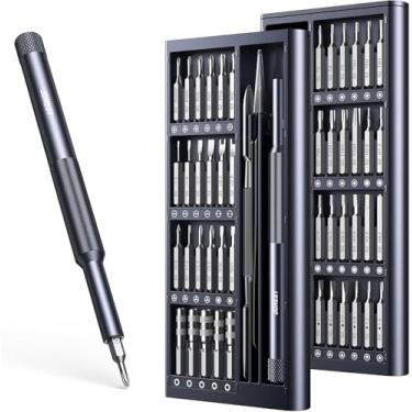 Imagem de JOREST Conjunto de chaves de fenda de precisão 50 em 1 com torx de segurança, mini kit de reparo magnético para Macbook, laptop, PS4, PS5, iPhone, Nintendo Switch, óculos, relógio, brinquedo, meias