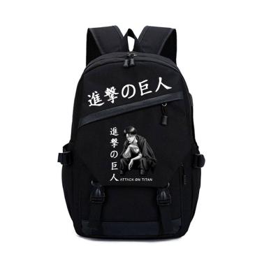 Imagem de Mochila Attacks on Titans Levis Ackermans Cartoon Kids