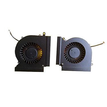 Imagem de Ventoinha de CPU/GPU de 4 pinos laptop para MSI GT76 Titan 9SG 9SGS 9SF 9SFS 10SF 10SFS 10SGS MS-17H1