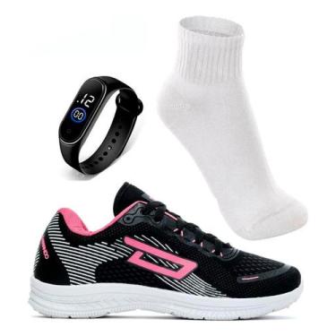 Imagem de Tênis Feminino Esportivo Leve Confortável exercício funcional Caminhad