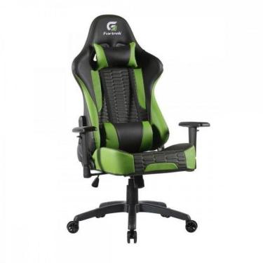 Imagem de Cadeira Gamer Fortrek Cruiser Preta-verde Pct -1