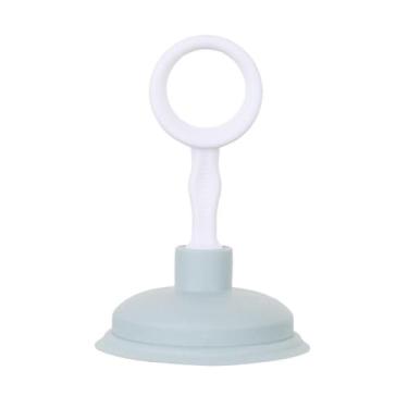 Imagem de Desentupidor multiuso de pia e vaso sanitário com cabeça de sucção forte para ralos de cozinha, tubos de banheiro, chuveiros e banheiras, remoção de entupimentos verde