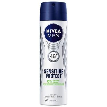 Imagem de Desodorante aerosol nivea men 150ml sensitive protect