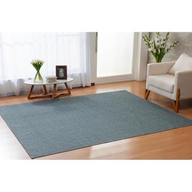 Imagem de Tapete em Jacquard 2.00x1.40m Antiderrapante para Sala/Quarto - Não Escorrega(Pontilhado Preto)