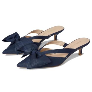 Imagem de Jack Rogers Sandália feminina Cynthia Bow Mule com salto, Índigo, 36
