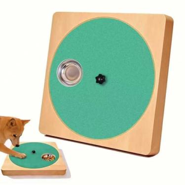 Imagem de Almofada para arranhar unhas de cachorro – 2 em 1 portátil de madeira para treinamento de cuidados internos/externos, lixa de unha durável