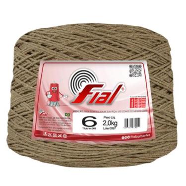 Imagem de Barbante Fial nº6 2 kg, 34 Chocolate