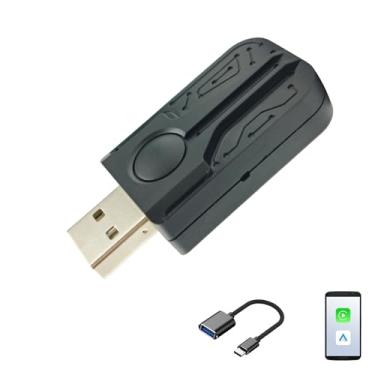 Imagem de Autonano Adaptador USB Carplay sem fio, dongle adaptador automático Android, fácil de ligar e usar, compatível com carros de 2016 e iPhone Android Phone 2024 Upgrade