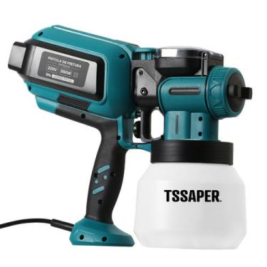 Imagem de Pulverizador de Pintura Elétrico Compressor de Tinta 550w com 3 bicos 