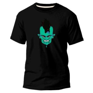 Imagem de  Camiseta Basica Algodão Premium Estampa Digital Zumbi Verde - Pavesi,