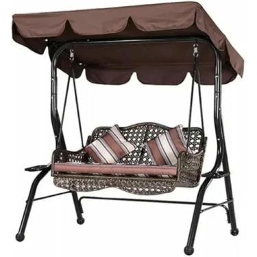 Imagem de Capa Superior De Balanço Para Jardim De 3 Lugares, Cobertura Para Cadeira De Balanço, Proteção Contra O Sol, Fácil De Limpar