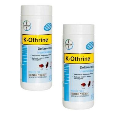 Imagem de 2 K-othrine Em Pó 100g Mata Formigas Baratas E Pulgas - Bayer-Elanco