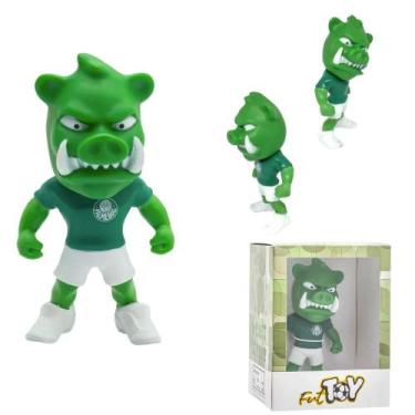 Imagem de Boneco Mascote Javali Palmeiras Oficial 12cm Colecionável em Vinil com