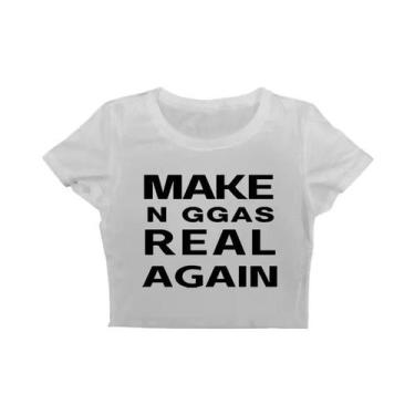 Imagem de Camiseta Feminina Gótica Hip Hop De Manga Curta Harajuku Punk Com Esta