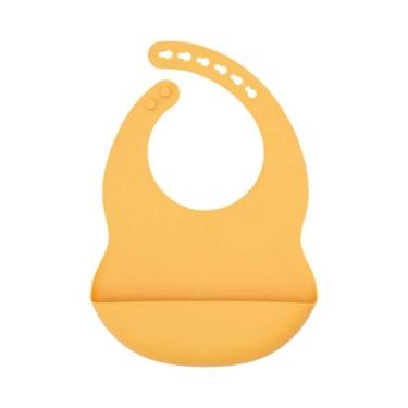 Imagem de Babador Ajustável De Silicone Impermeável Livre De BPA, Babador Macio 