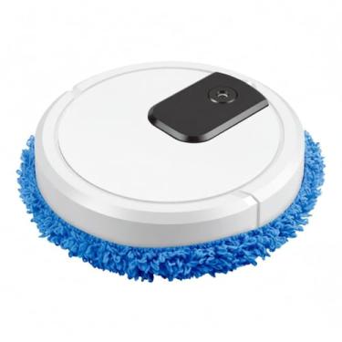 Imagem de Limpador de Robô 3 em 1 Umidificação Limpeza Úmida e Seca Escovação Automática USB com Design -Acidente para Pisos Cerâmica Madeira Mármore