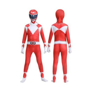 Imagem de Fantasia De Cosplay De Samurai Rangers Para Crianças E Adultos, Máscar