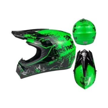 Imagem de Capacete De Motocross Off-Road Para Homens E Crianças, Capacete Downhi