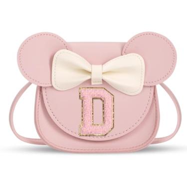 Imagem de Hincoo Bolsas Para Crianças De 3 Anos, Bolsa Infantil Meninas 2 A 12 Presentes Aniversário 5 Ideias Presentes, Personalizada 4, 6, 7, 8, 9 E 10 (Rosa D)
