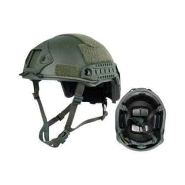 Imagem de Capacete Tático 1,5kg Fibra De Vidro Sistema De Suspensão Wendy Segura