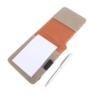 Imagem de SPYMINNPOO Suporte de Cartão de Pontuação de Golfe, Capa de Livro de Couro à Prova D'água de Couro Pu Com Laço de Caneta para Campo de Golfe