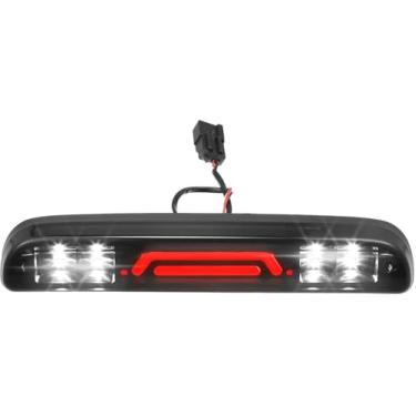 Imagem de RselectMet Luz LED Terceira terceira parada de freio de montagem alta YC3Z13A613BA Luz de carga de cauda de freio para Ford para Ranger 1993-2011 Lente fumê preta