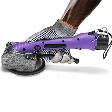 Imagem de Ferramenta de Instalação de Bancada 1500W Azulejos Máquina Azulejo Vibrador Ventosa 10 Engrenagens Ajustável Automático Piso Vibrador Nivelador Ferramentas com 2 Baterias (Cor: 1 Bateria Número de