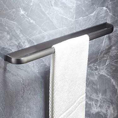 Imagem de Conjunto de ferragens de banheiro todo em cobre cinza toalheiro de banheiro, suporte de papel higiênico, escova de vaso sanitário, gancho de roupas, kit de acessórios de banheiro montado na parede